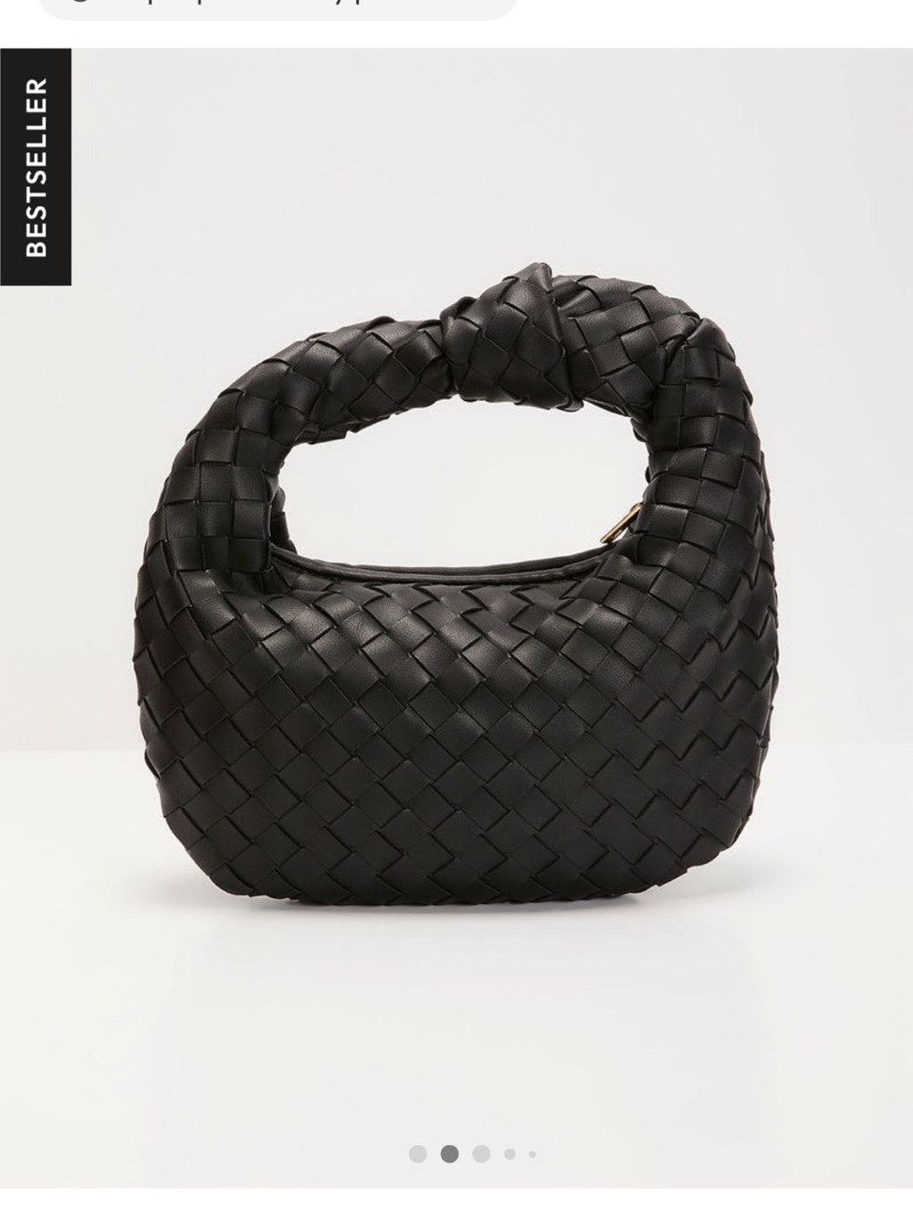 VICI Tierra Woven Knot Handbag - Black OS - Picture 2 of 7